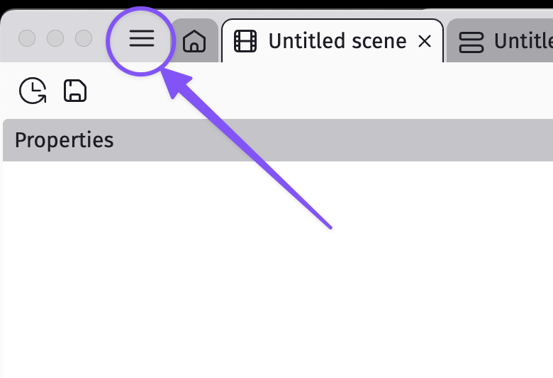 Open extensions manager step